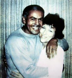 Photo of Yogi and his wife Shirley in their only embrace allowed by CDCr